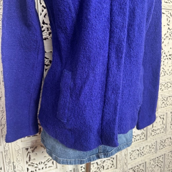 Harve Benard 100% Wool Purple Button Up Blazer Jacket Sz Medium - Picture 4 of 8